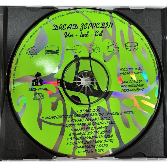 Dread Zeppelin "Un-Led-Ed" 1990 Vintage International Records Syndicate Tested - Picture 6 of 10
